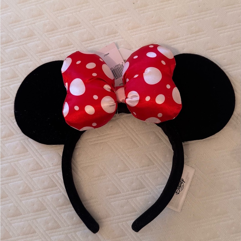 Disney Red Polka Dot Bow Headband